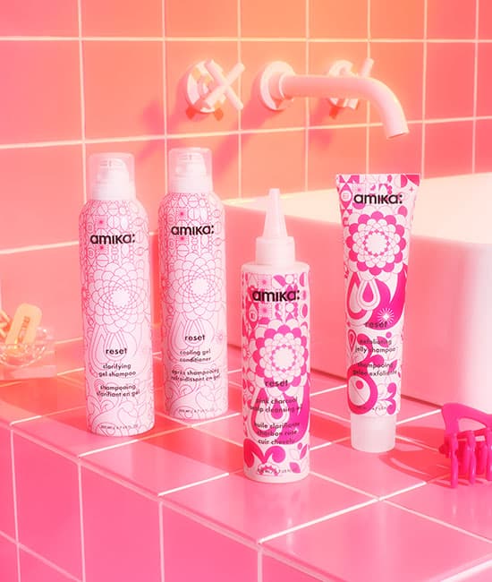 reset clarifying + cleansing gel shampoo cooling gel hair conditioner שמן ניקוי שמפו ג'לי פילינג מטהר
