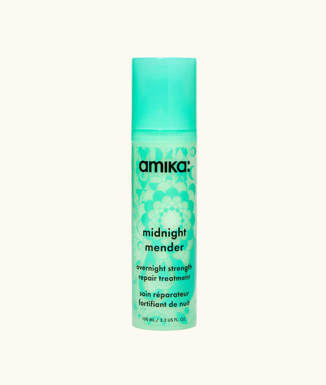 מסכת לילה לשיקום שיער פגום midnight mender של amika - מסכה ללא שטיפה